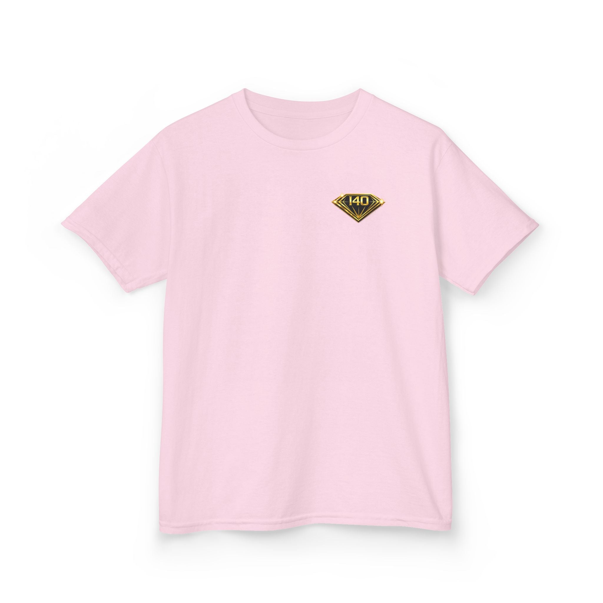 Kids T‑Shirt — Mini Vintage Badge Design (Customizable Back Text)