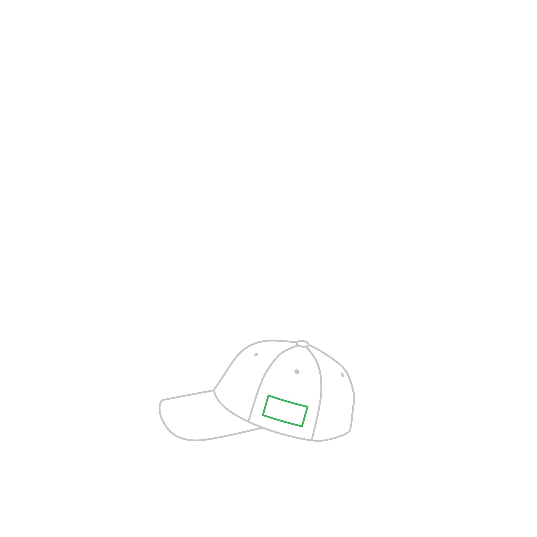 I40 GEMS Youth Luxury Cap – Gold Diamond Logo Kids Baseball Hat