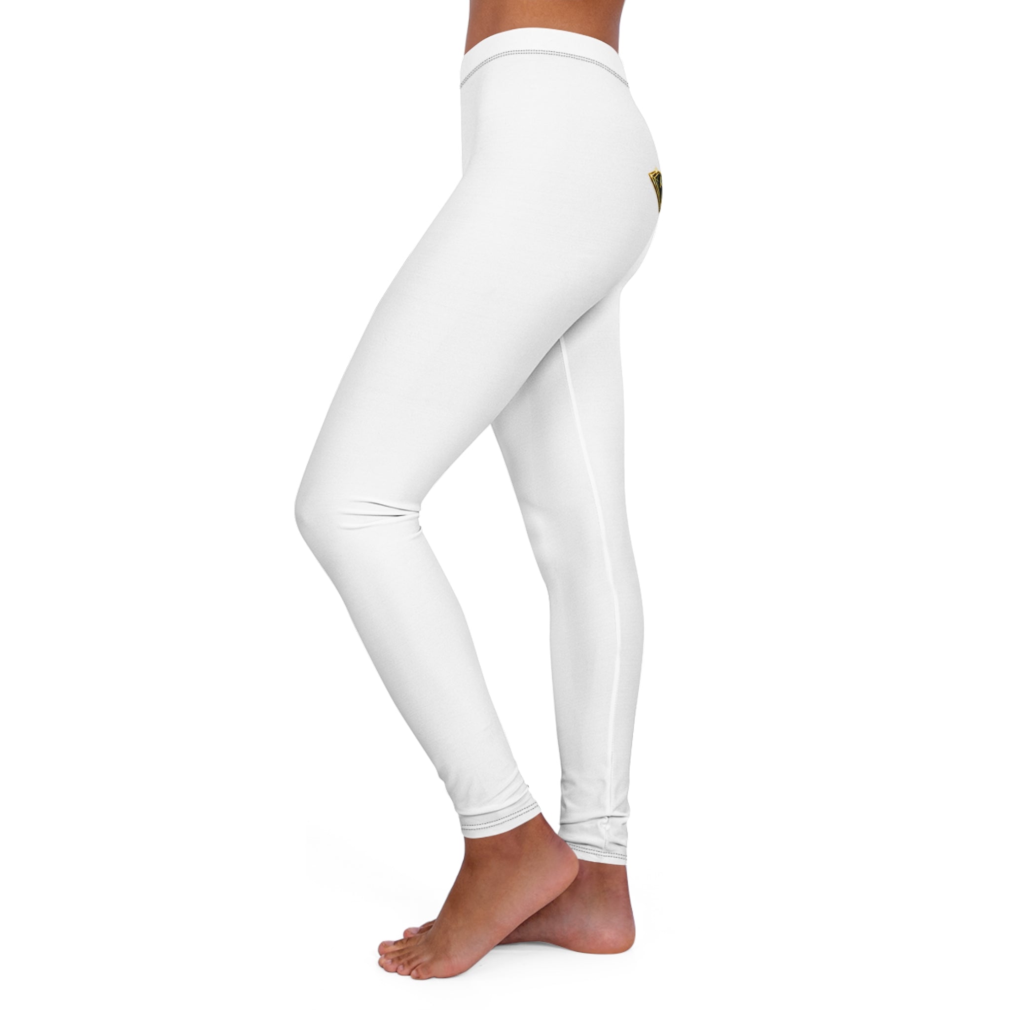 I40 GEMS Women’s Luxury Spandex Leggings — Gold Diamond Logo