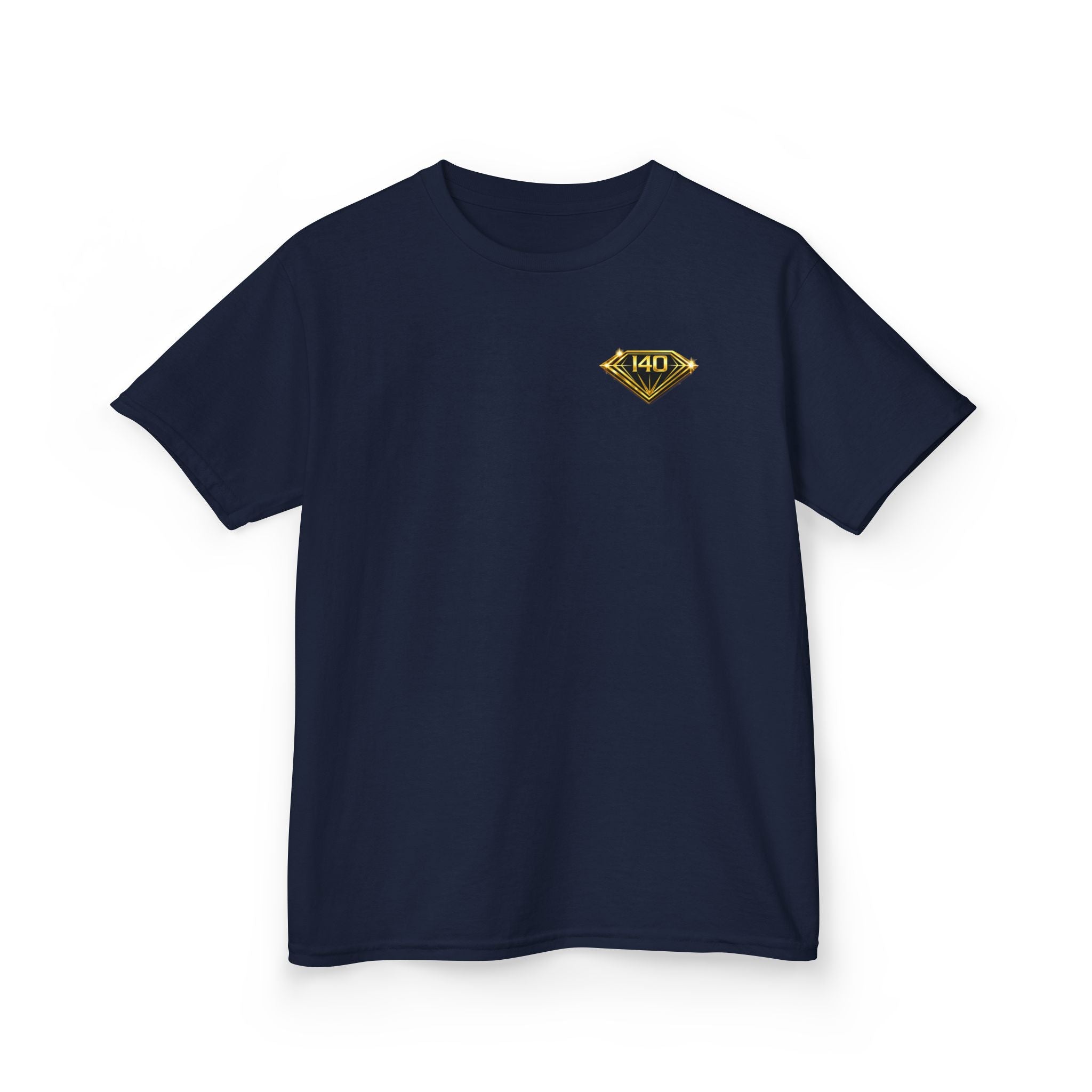 Kids T‑Shirt — Mini Vintage Badge Design (Customizable Back Text)