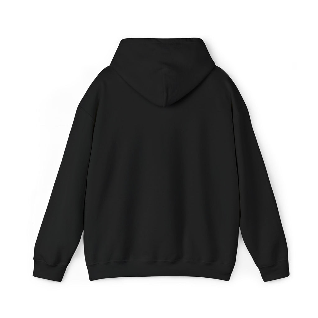 Vintage Black Cat Patch hoodie | small chest graphic, white sweatshirt